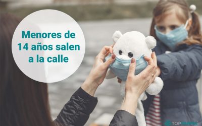 Los menores de 14 años salen a la calle